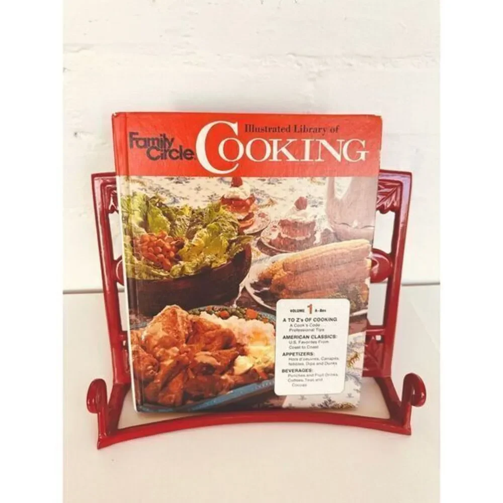 Family Circle Illustrated Library Of Cooking- Vol 1 (A-Bev) 1972 Good‎ Condition